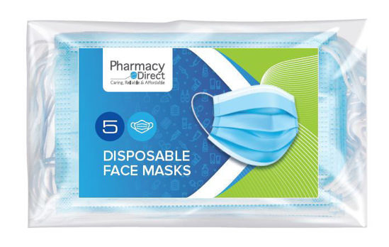 Picture of Disposable Face Masks 5's