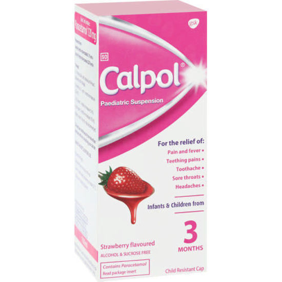 Pharmacy Direct. Calpol Paediatric Suspension 120mg/5ml 100ml