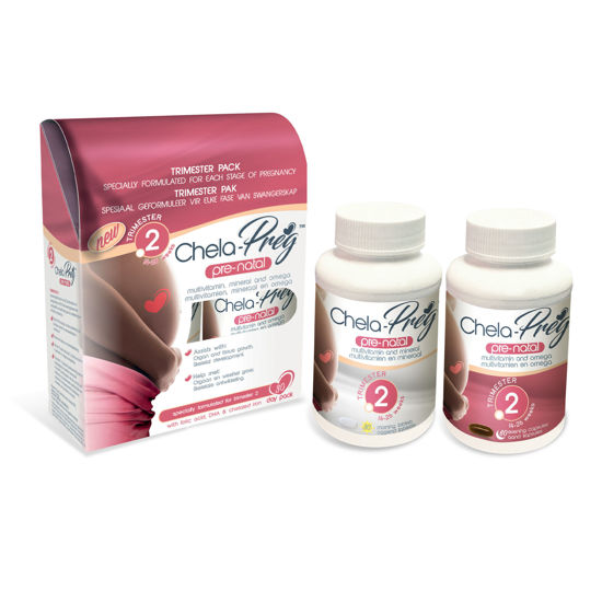 Picture of Chela-Preg Pre-natal Trimester 2 Combo Pack