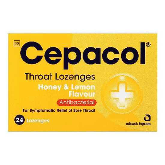 Picture of Cepacol Honey and Lemon Lozenges 24's