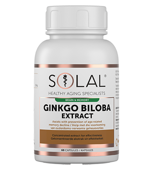 Picture of Solal Ginkgo Biloba Extract Capsules 60's