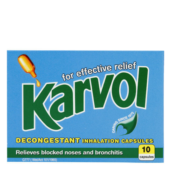 Picture of Karvol Decongestant Inhalent Capsules 10's