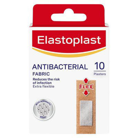 Picture of Elastoplast Antibacterial Fabric Plasters 10's