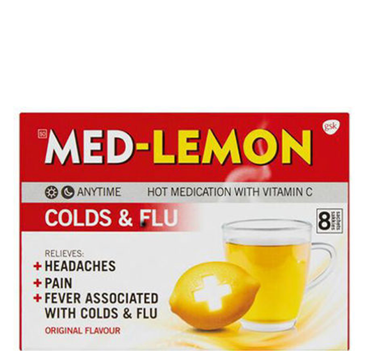 Picture of Med-Lemon Original with Vitamin C Sachet 8's