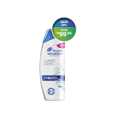 Picture of Head & Shoulders Classic Clean Anti-Dandruff Shampoo 400ml