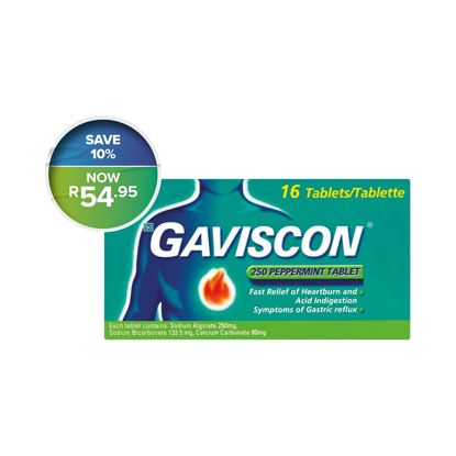 Picture of Gaviscon Peppermint Tablets 16's