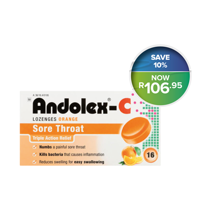 Picture of Andolex-C Orange Lozenges 16's