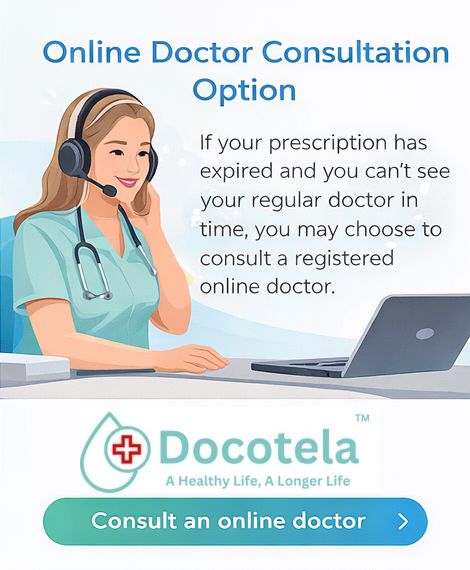 Online doctor consultation card