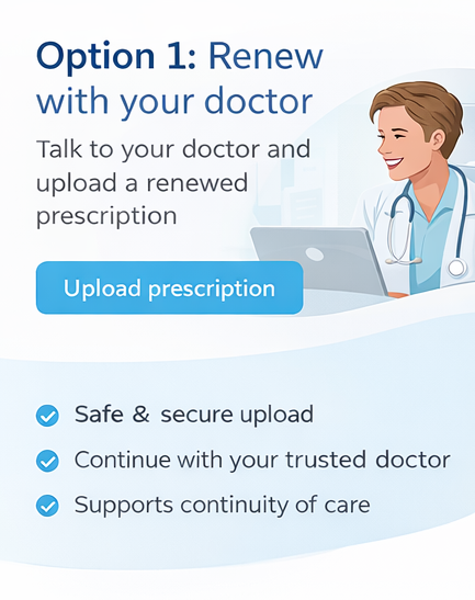 Renew with your doctor card